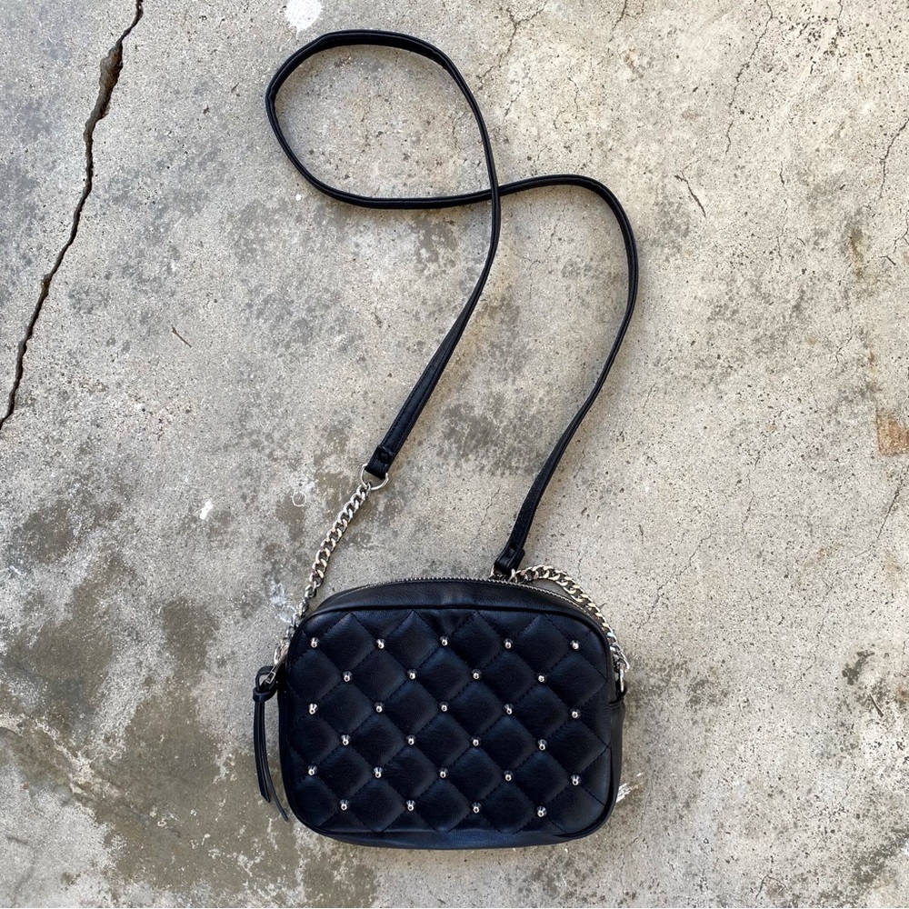 Rebecca Minkoff | Quilted Studded Crossbody Bag - Picture 7 of 14